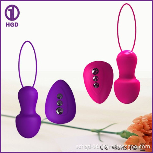 10 Speeds wireless remote control sex toy siliocne vibrator kegel ball